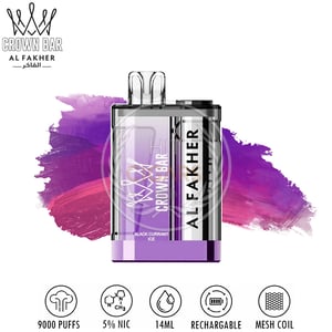 Al Fakher Crown Bar 9000 - Black Currant Ice