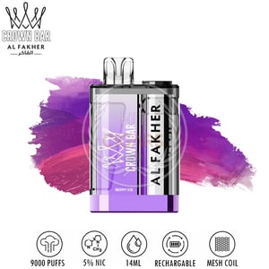 Al Fakher Crown Bar 9000 - Berry Ice