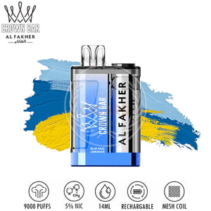 Al Fakher Crown Bar 9000 - Blue Razz Lemonade