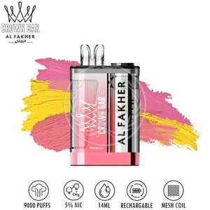 Al Fakher Crown Bar 9000 - Peach Ice
