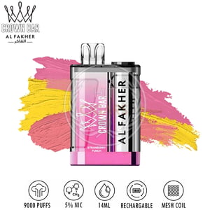 Al Fakher Crown Bar 9000 - Strawberry Punch