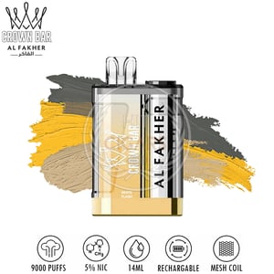Al Fakher Crown Bar 9000 - White Flash
