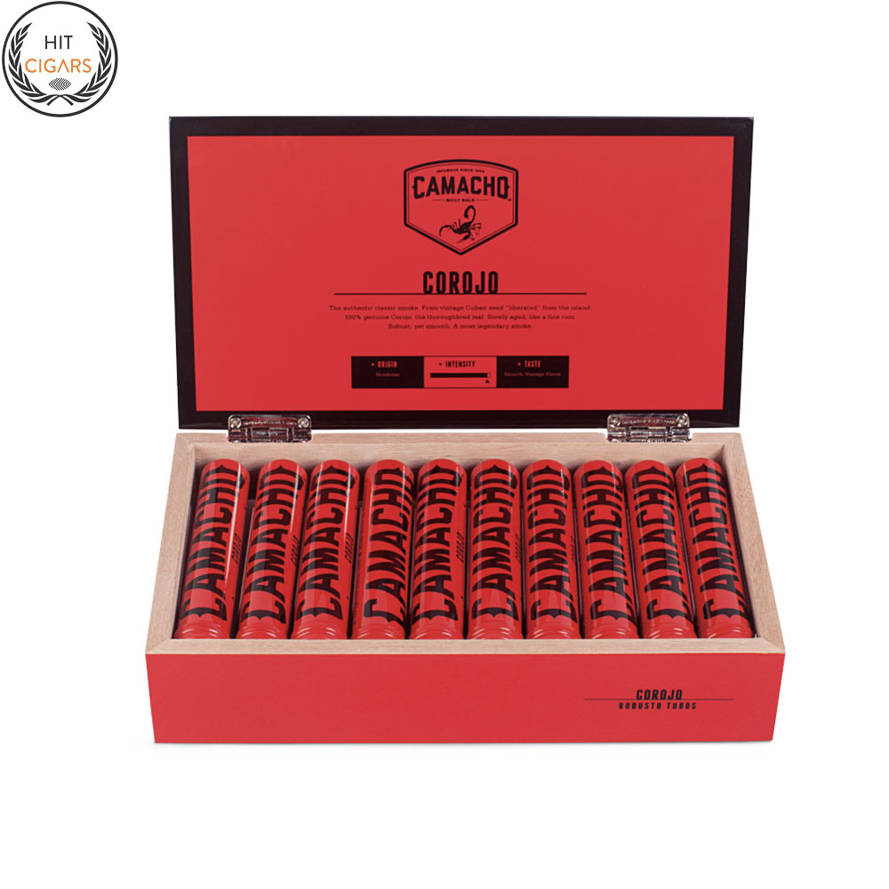 Camacho Corojo Robusto Tubos (Box of 20)