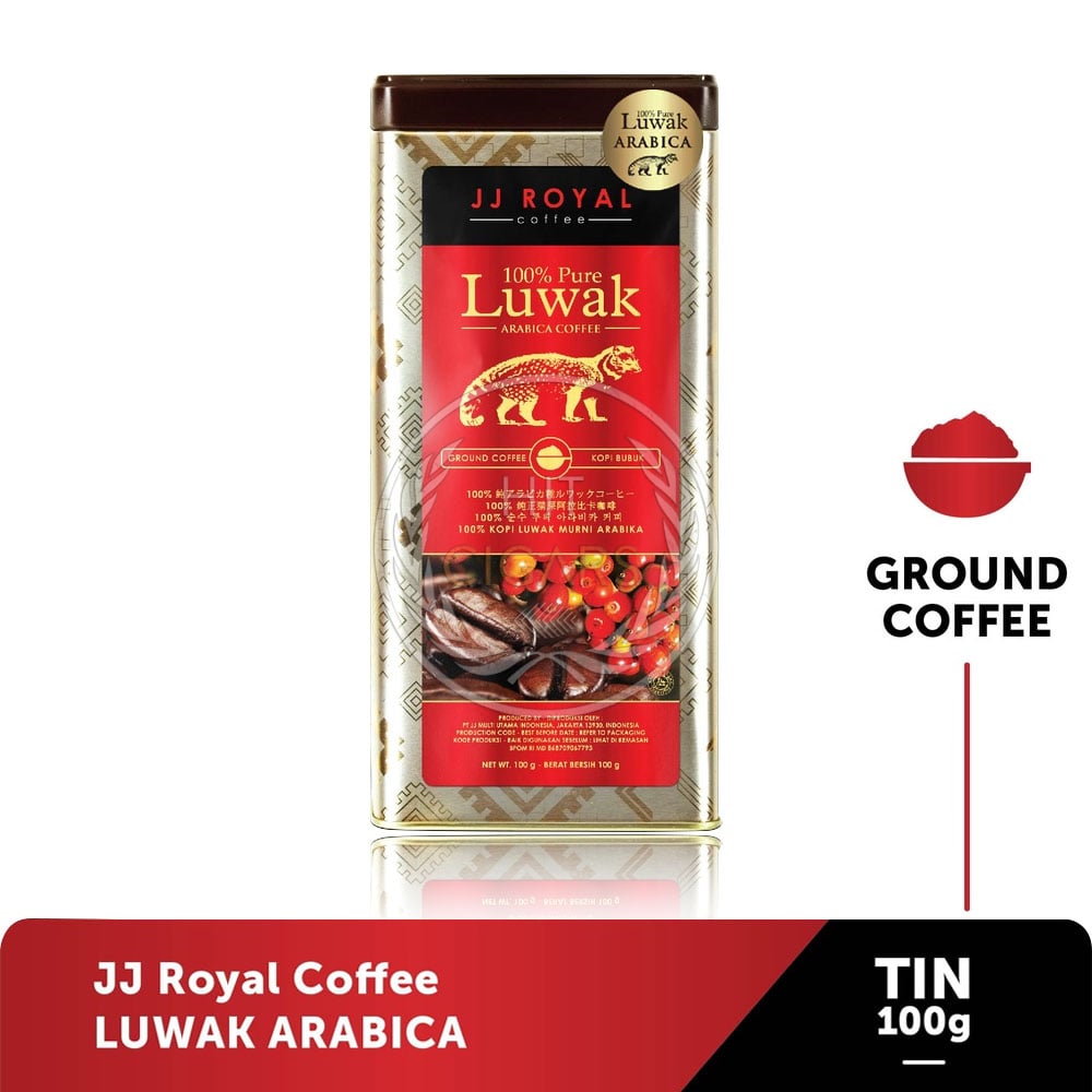 100% Pure Luwak Arabica (Ground Coffee) 100g 1 100% Pure Luwak Arabica (Ground Coffee) 100g