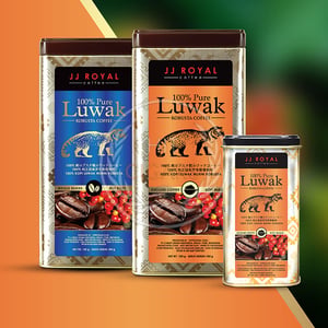 100% Pure Luwak Robusta (Ground Coffee) 100g