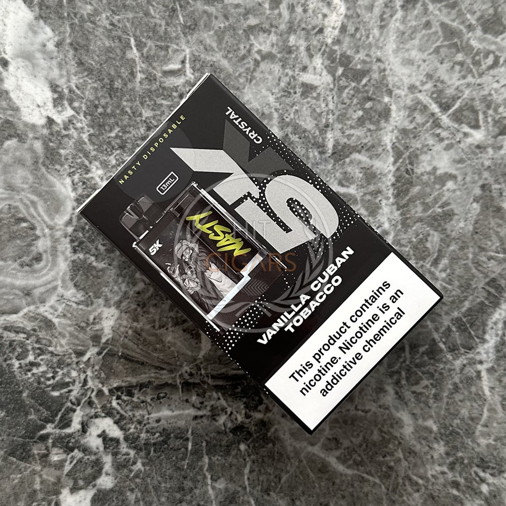 NASTY 5K Crystal Vanilla Cuban Tobacco 1 NASTY 5K Crystal Vanilla Cuban Tobacco
