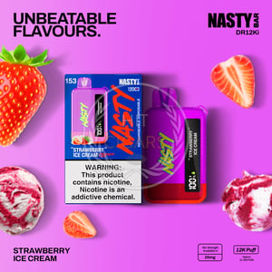 NASTY Bar DR12Ki Strawberry Ice Cream