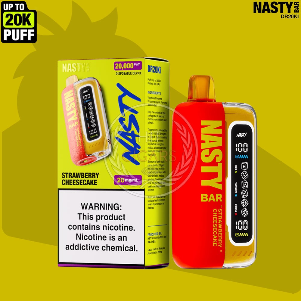 NASTY Bar DR20Ki Strawberry Cheesecake 1 NASTY Bar DR20Ki Strawberry Cheesecake