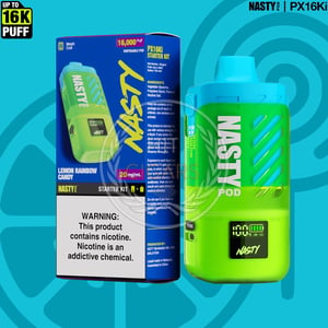NASTY Pod PX16Ki Lemon Rainbow Candy – Starter Kit