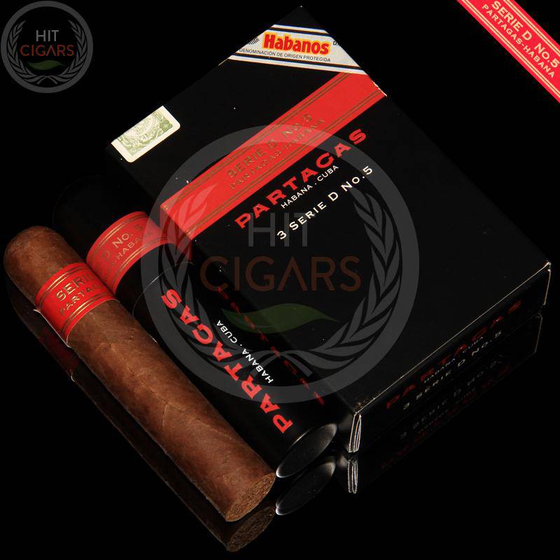 Partagas Serie D No. 5 Tubos (5x3 Packs)