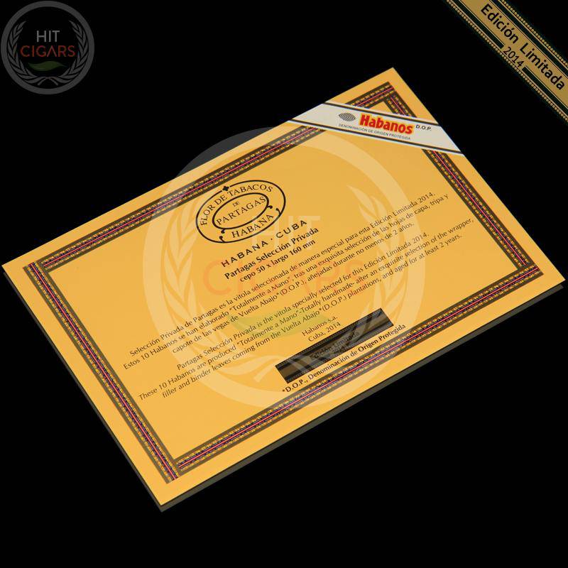 Partagas Seleccion Privada Edicion Limitada 2014