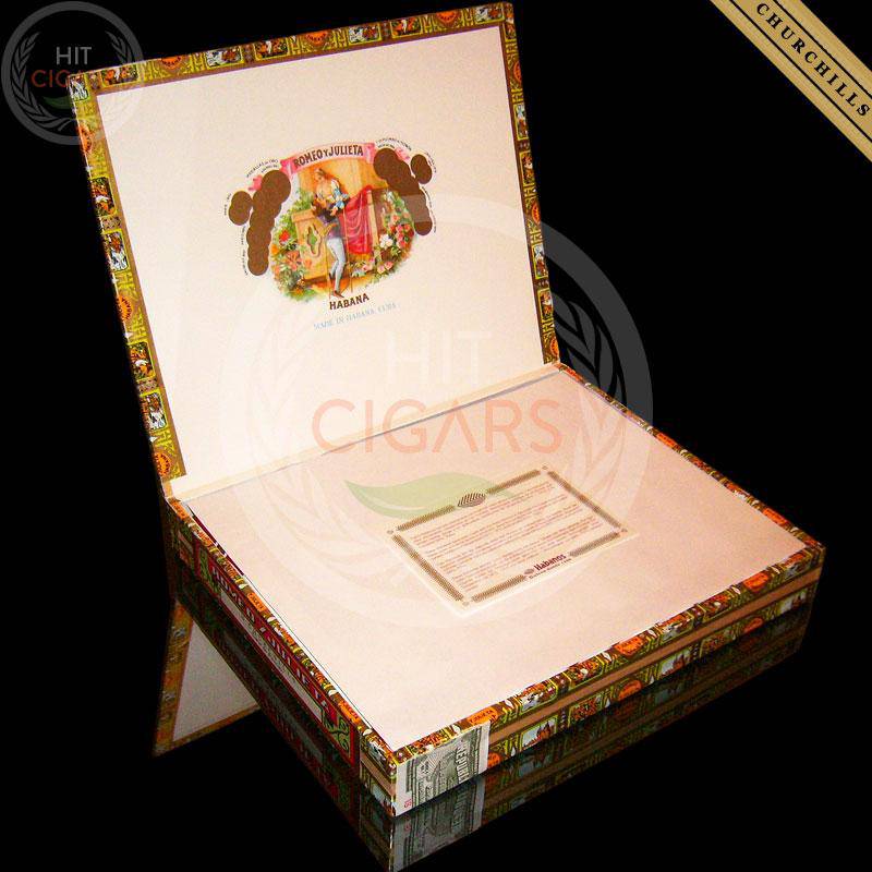 Romeo y Julieta Churchills Tubos (Box of 10)