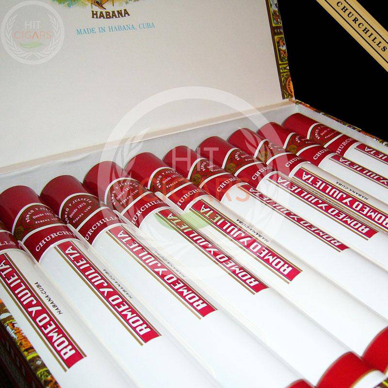 Romeo y Julieta Churchills Tubos (Box of 10)