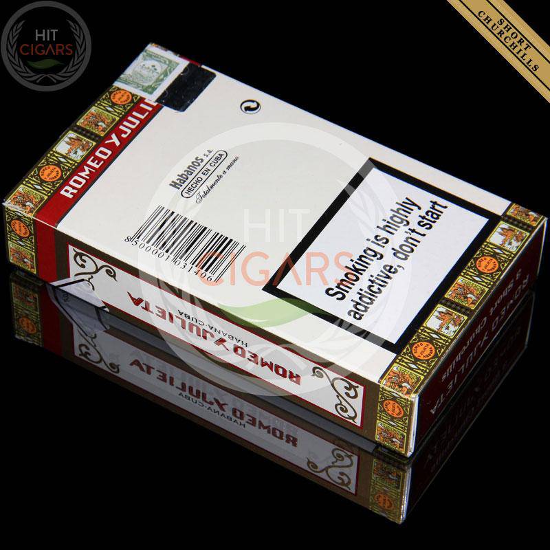Romeo y Julieta Short Churchills Tubos (5x3 Packs)