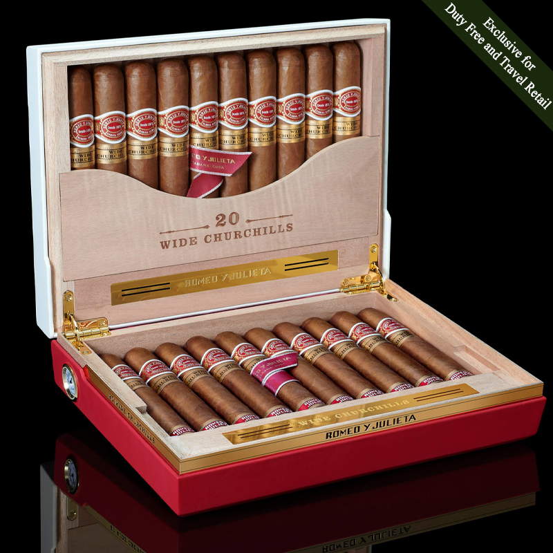 Romeo y Julieta Wide Churchills Travel Humidor