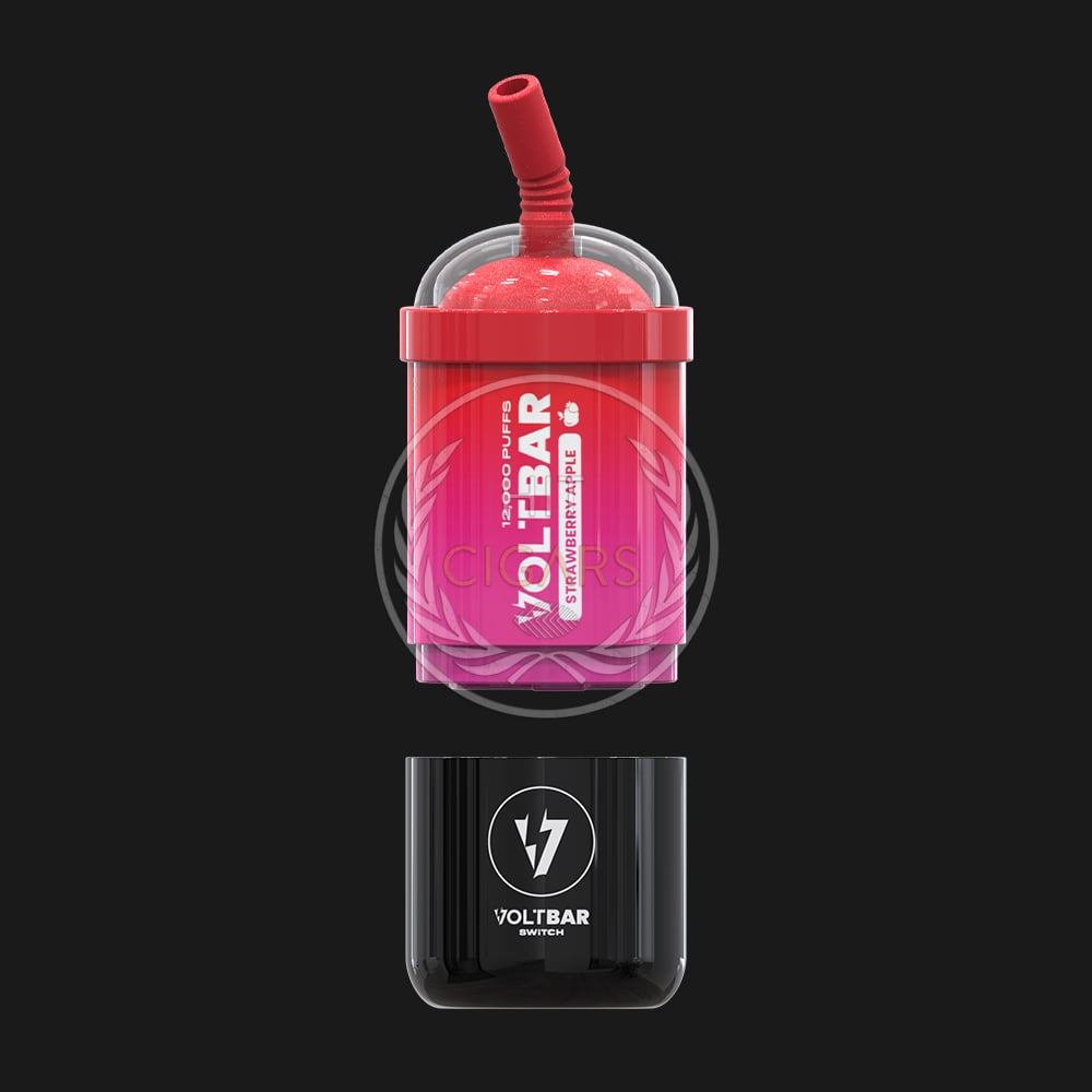 Voltbar Switch 12K Starter Kit - Strawberry Apple 1 Voltbar Switch 12K Starter Kit - Strawberry Apple