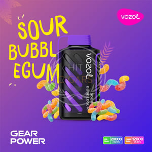 Vozol Gear Power 20000 Sour Bubblegum