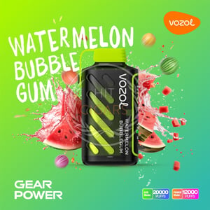 Vozol Gear Power 20000 Watermelon Bubblegum