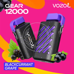 Vozol Gear 12000 Blackcurrant Grape