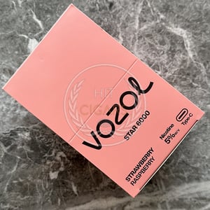 Vozol Star 6000 Strawberry Raspberry
