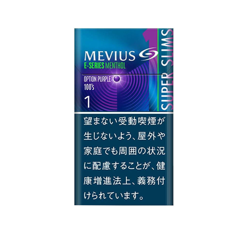 Mevius E Series Menthol Option Purple One 100's (SuperSlims) 5 Mevius E Series Menthol Option Purple One 100's (SuperSlims)