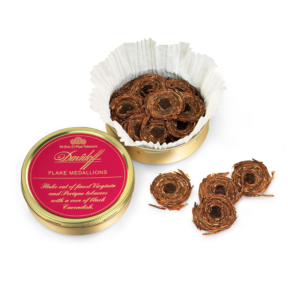 Davidoff Flake Medallions 50g Tin 🍂 ‣ Worldwide Shipping 🚀
